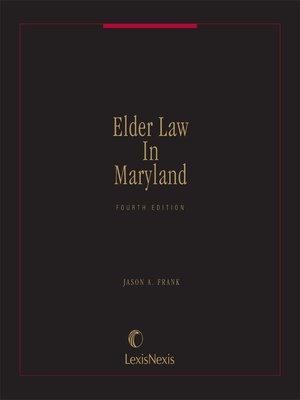 cover image of Elder Law in Maryland